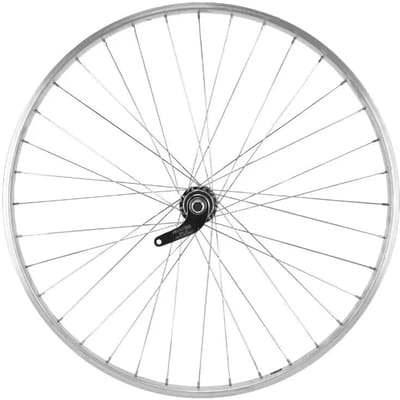 Achteraan aluminium velg met stalen naaf Velox Torpedo