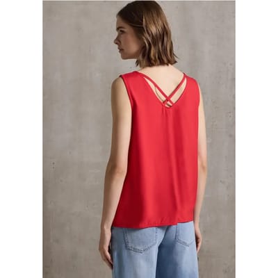 Blousetop met lintdetails