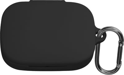 kwmobile cover voor oordopjes case - geschikt voor HONOR Earbuds Open - Trendy beschermhoes draadloze oordopjes in zwart