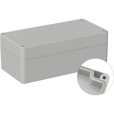 TRU COMPONENTS TC-9065468 Outdoorbehuizing 160 x 80 x 60 Polycarbonaat Grijs-wit (RAL 7035) 1 stuk(s)