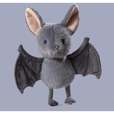26cm Schattig Spookachtig Vleermuis Varken Pluche Speelgoed Halloween Thema Knuffelpop Zachte Pluche voor Feestdecoratie en Kinderen Cadeau 26cm gray