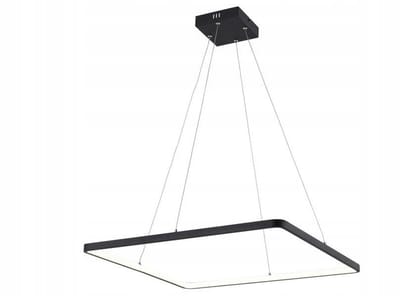 Moderne LED Hanglamp Vierkant 60cm 4000K Zwart