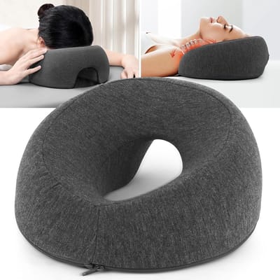 Gezichtsmassagekussen van ademend traagschuim, ideaal voor massages op de massagetafel en spa