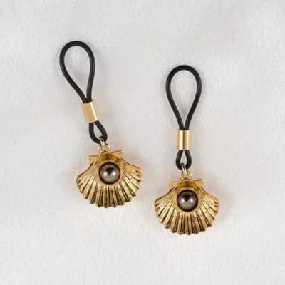 Sylvie Monthulé | Gold Nipple Clamps and Nipple Jewelry | Ocean of Secrets
