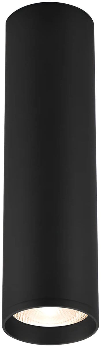 Opbouwspot GU10 - Kingtron Tower - Rond - Zwart - Diameter 55mm