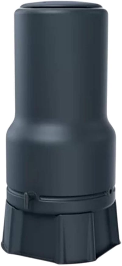 Regenton - Water Ton - Regenwater Opvangen - Grote Capaciteit - 58x58x127 cm - Antraciet