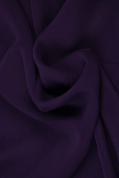 15 meter chiffon stof - Paars - 100% polyester
