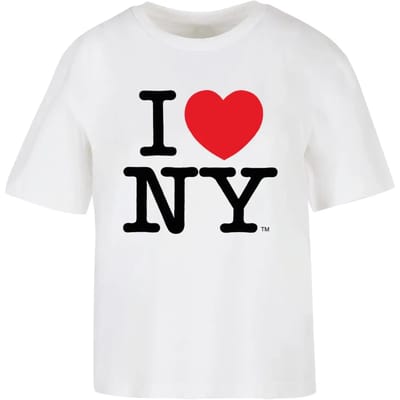 Dames-T-shirt Merchcode I Love NY
