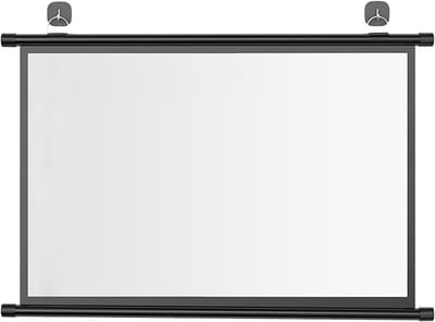Projectiescherm - Beeldscherm - Thuisbioscoop - Handmatig neerklapbaar - 60/72 inch - Wit