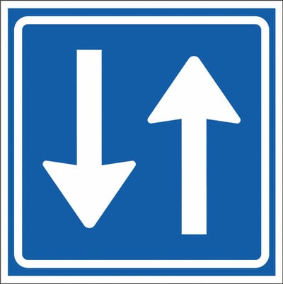 Inrijden toegestaan sticker, C5 50 x 50 mm - 10 stuks per kaart