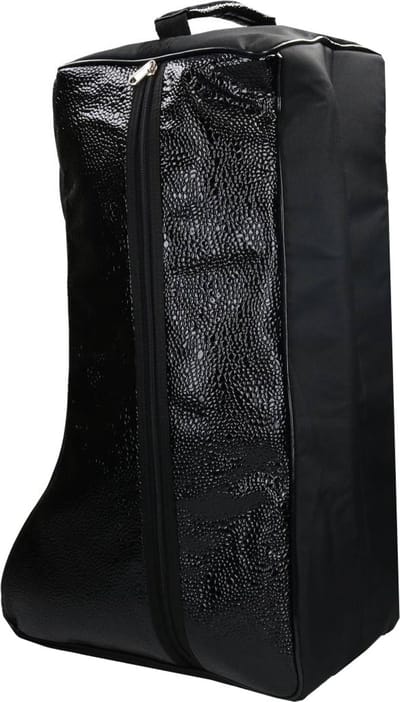 Horsegear Laarzentas Horsegear Hgcroco Patent Zwart