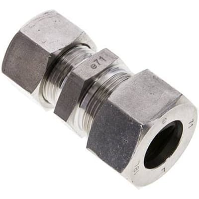 15L & 18L RVS Rechte Snijringkoppeling 315bar ISO 8434-1