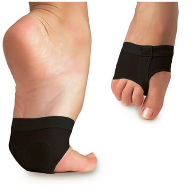Isadora Foot Undies – Teenloze Dansschoenen – Gymnastiek – Jongeren – Zwart – XS