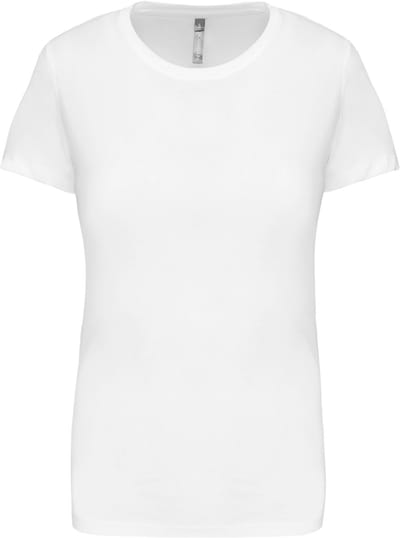 Kariban Dames t-shirt ronde hals korte mouwen K380 - White - L