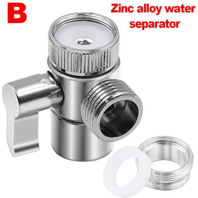 Kraanadapter M22 M24 ion Keuken Spoelbak Splitter Omleider Ventiel Waterkraan of voor Toilet Bidet Douche voor Huis