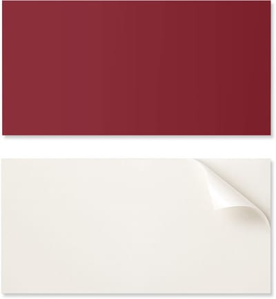 Zelfklevend vinylpaneel - Decoratie met print 100x50 cm, bordeauxrood