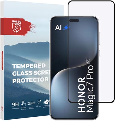 Rosso Screen Protector Geschikt voor Honor Magic 7 Pro | 9H Tempered Glass | Glasplaatje | Beschermlaag | Beschermglas | 9H Hardheid