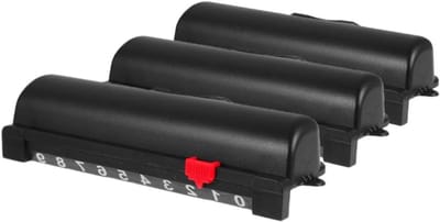 Tafelvoetbal Scoretellers - Scorehouders Airhockey - Wedstrijd Bijhouden - Nauwkeurige Indicator - 21 x 10 x 5 cm - Zwart