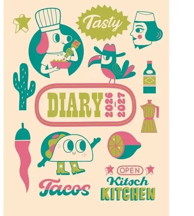 Kitsch Kitchen Schoolagenda 2026-2027 El Restaurante Tacos