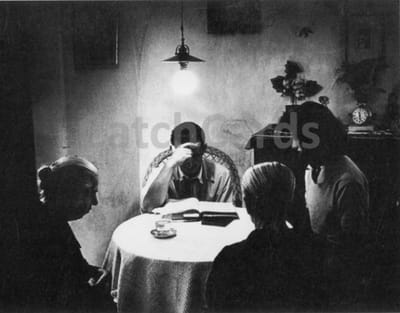 W. Eugene Smith - Spanish Village - Vintage dubbele kaarten - Zwart-wit - Set van 10 kaarten met eco-katoen enveloppen