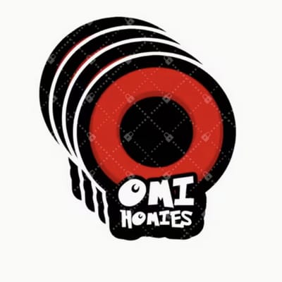 VANDAAG VERZONDEN - 2 STUKS - Sticker Stickers - 9cm - Omi Homies - Veve - Crypto Coin
