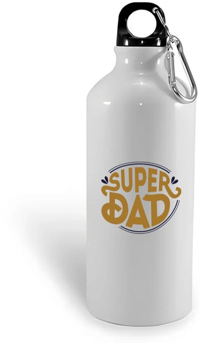 Hacebo® - super dad waterfles - Vader - papa - Vaderdag - cadeau - verjaardag - kado - water fles - 400ML