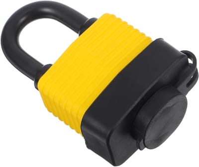 Allecto Plus - Hangslot voor buitengebruik, weerbestendig slot voor schuren, opslagruimtes en hekwerk