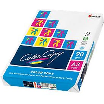 Kopieerpapier Mondi ColorCopy, A3, 90 g/m², zuiver wit, 1 pak = 500 vellen
