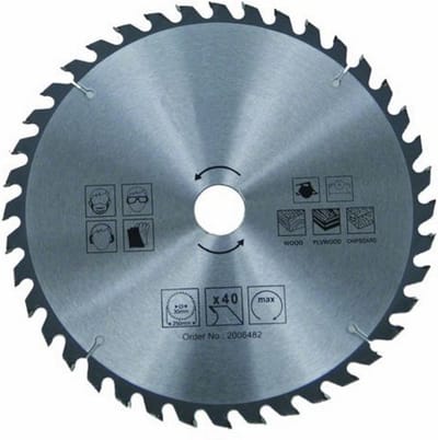 Cirkelzaagblad Ø 210 mm met 40 Tanden