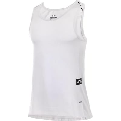 Nike Logo Basketbal Ademend Training Mouwloos Vest Heren Tops Wit 848534-043 XXL white