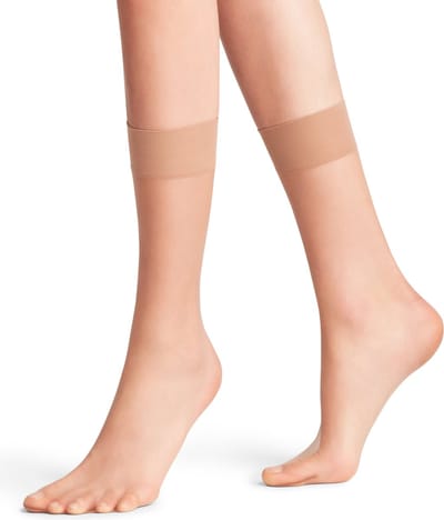 FALKE Shelina eenkleurig materiaal transparant 12 DEN sokken dames transparant - maat 35-38