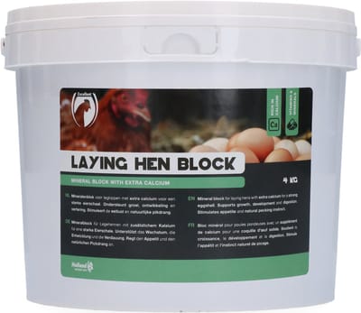 Excellent Legkippen Blok - Pikblok - Stimuleert de eetlust en pikgedrag - Geschikt voor kippen - 4 kg