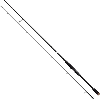 Spinhengel Medium Lure - Roofvis Hengel - Vissen Op Roofvis - Matig Snelle Actie - 1.98m - Zwart