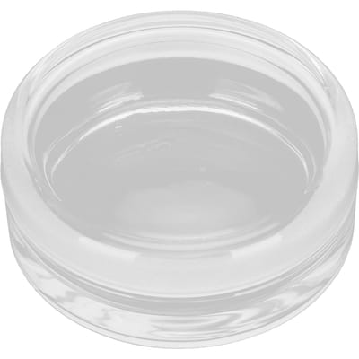 Pot de Lavage d'Huile pour Montre en Verre Épaississant Transparent Outil de Lavage Nettoyage Huile Montre-Bracelet white