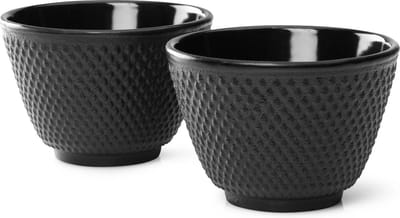 Bredemeijer - Kopjes Jang gietijzer zwart - theemok set van 2