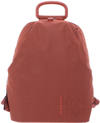 MANDARINA DUCK vrijetijdsrugzak rugzak MD20 Backpack Pecan Nut lichtrood