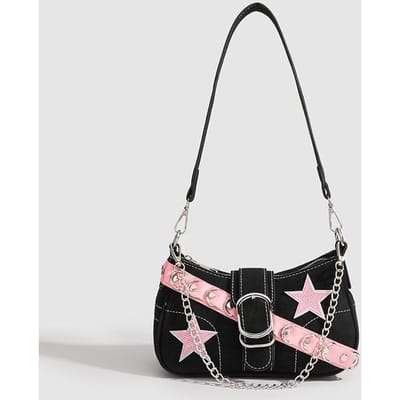 Dernier Sac d'aisselle Doux et Cool pour Fille Sac à bandoulière Rose Japonais conçu pour les Femmes Matériau Durable Matériau Durable gray
