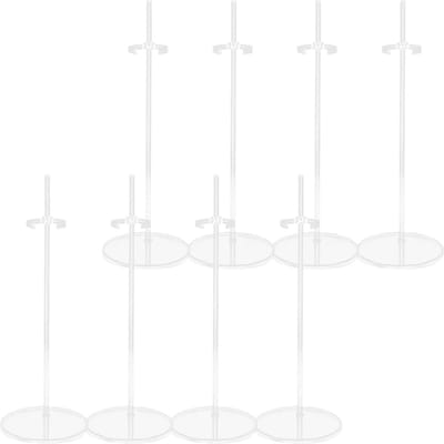 Poppenstandaards - Displayhouders - Verzamelingen Tonen - Verstelbare Tailleclips - 8 Stuks - Transparant