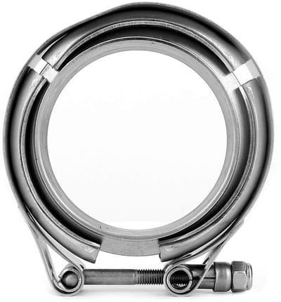 Dailygoody - Turbo Uitlaat - V-band Klem - Kwaliteit - 2.75 Inch - Flens Kit - Perfect voor Turbo Systemen - Compact