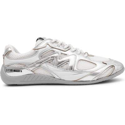 Steve Madden Rally Time Sneakers White/silver Taglia: 37 | Sneakers Outlet | Donna | Bianco