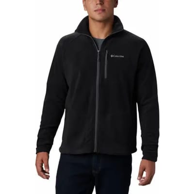Columbia Fast Trek™ II Full Zip Fleece - Fleece Jas met Volledige Ritssluiting - Heren - Maat L - Zwart