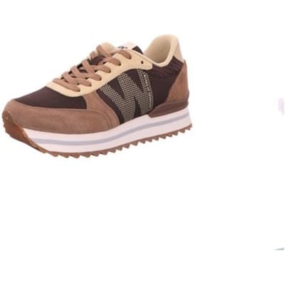Woden Woden Ronja Plateau Sneakers bruin Suede