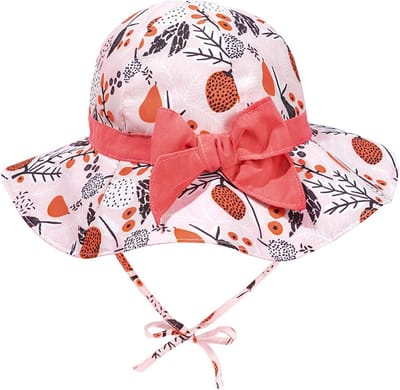 Baby Zonnehoed - Kinderpet Strand - Buiten Bescherming - Verstelbare Kinband - 0-6 Jaar - Blauw