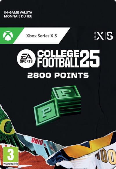 College Football 25: 2800 Points - Xbox Series X|S Download - Niet beschikbaar in België
