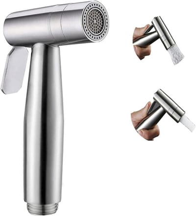 Draagbare Bidet Douche met 2 Sproeimodi Roestvrij Staal