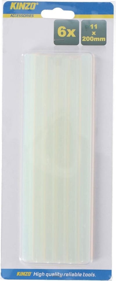 Lijmpatronen Kinzo 11x200mm 6 stuks