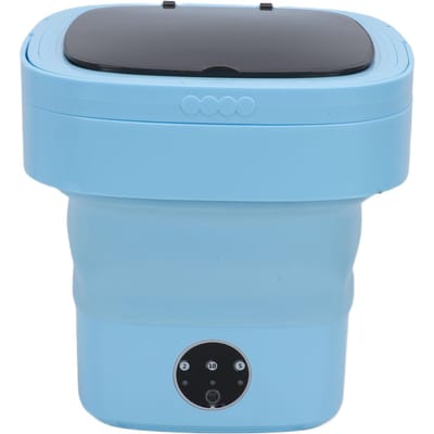 Machine à Laver Pliante Portable Mini Lave-Linge 8L Machine à Laver Compacte pour Vêtements de Bébé Sous-vêtements Chaussettes 3 Nettoyages