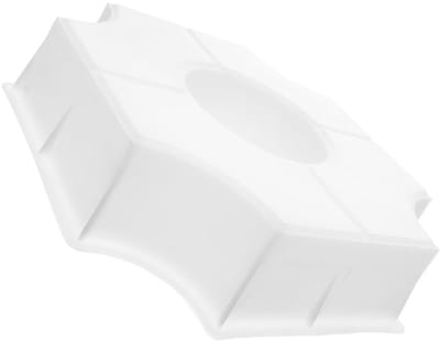 Betonnen Mallen - Tuinstapstenen Mallen - Tuinpaden Maken - Herbruikbaar en Duurzaam - 27 x 27 x 6 cm - Wit