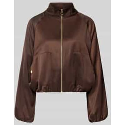 Regular fit blouson van viscosemix