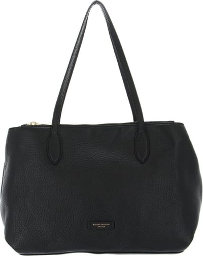 Gianni Chiarini Grote Schoudertas Dames - Leer - Mara - Zwart